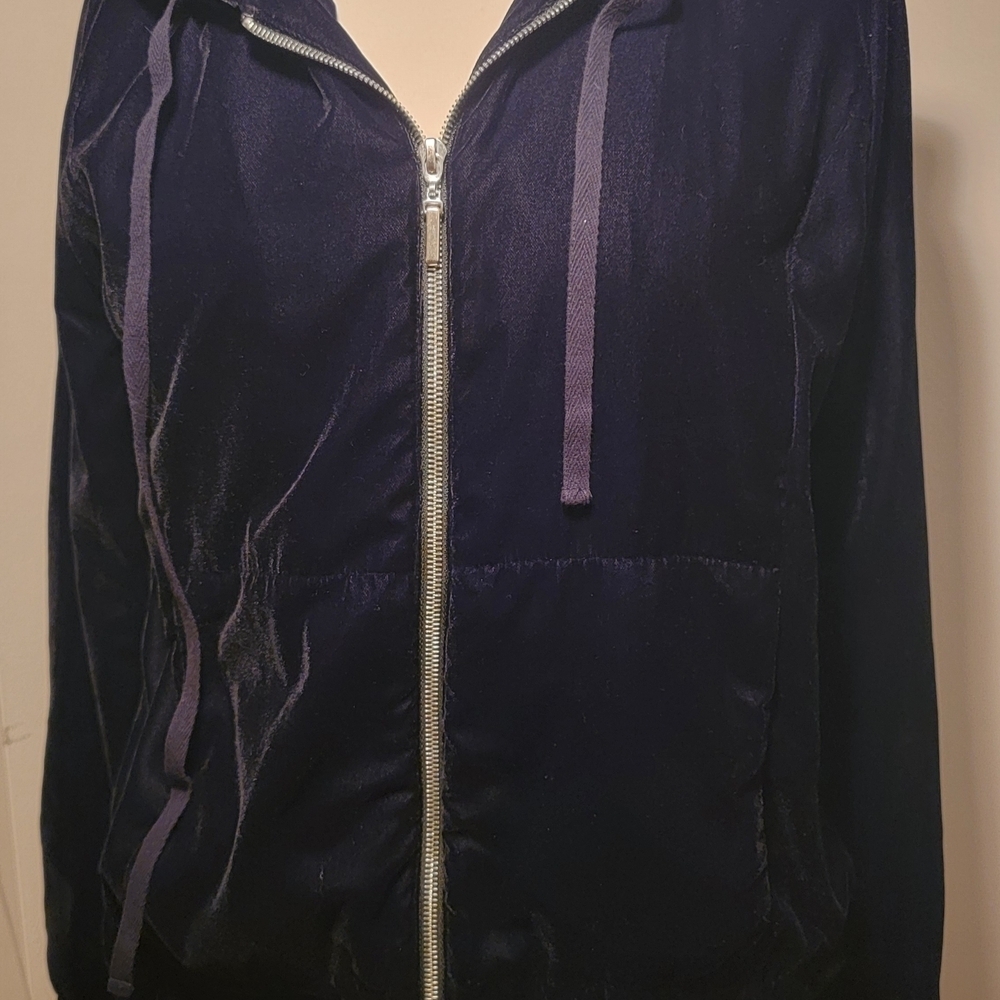 Saks Fifth Avenue Navy Bomber Jacket